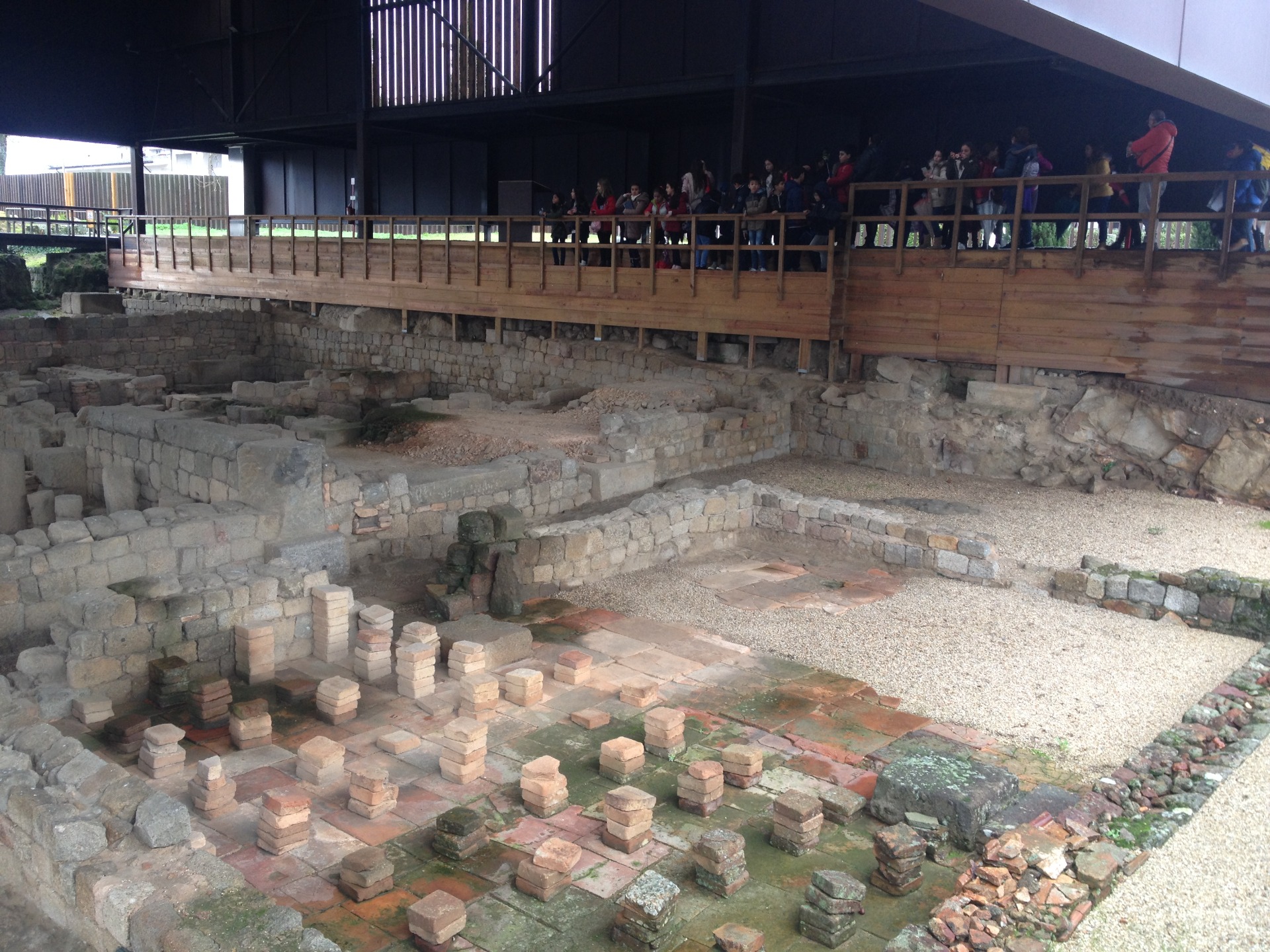 Termas Romanas. Em área alvo da ação da ASPA em 1976 e anos seguintes.